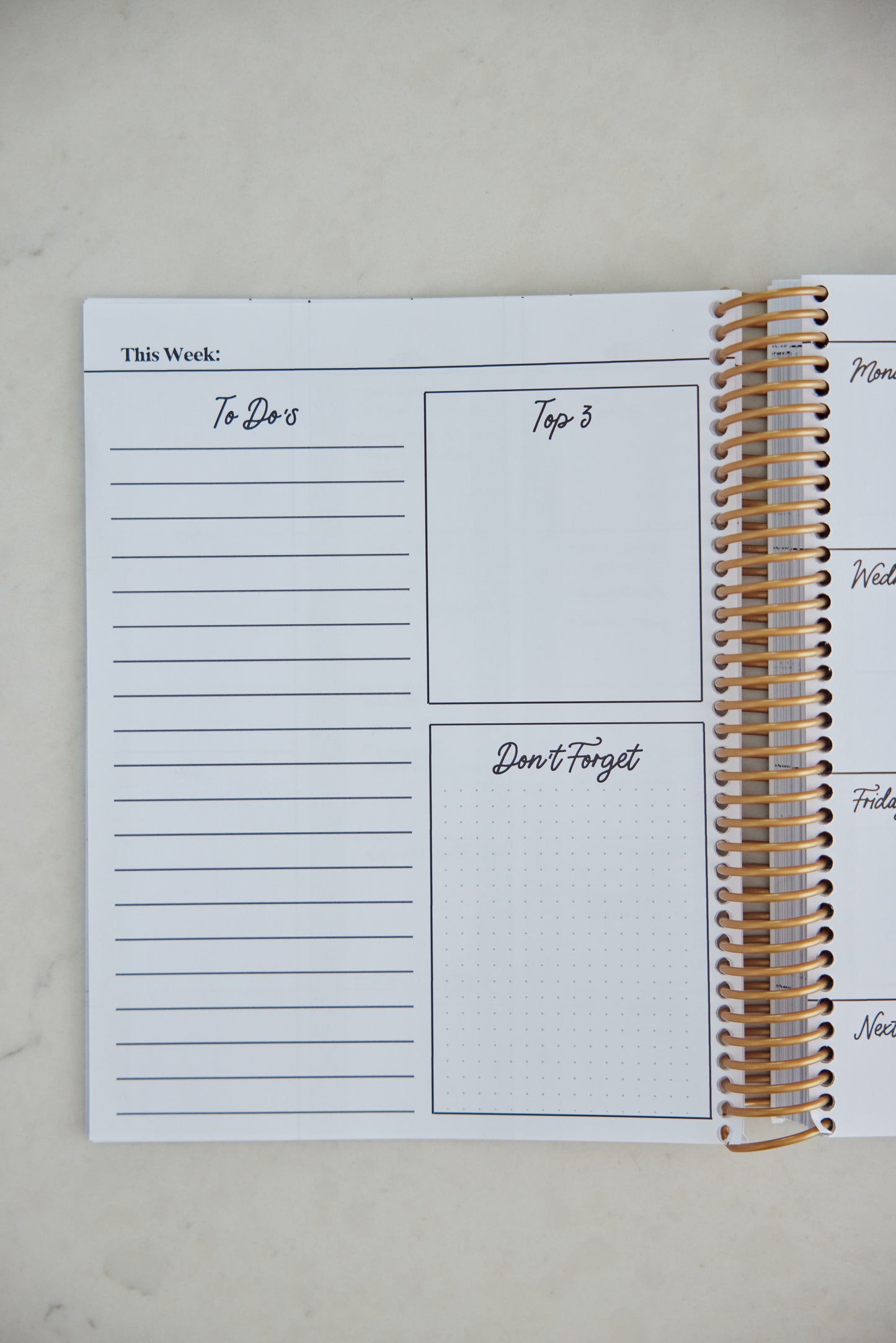 Caffeinate & Conquer™ Weekly Planner