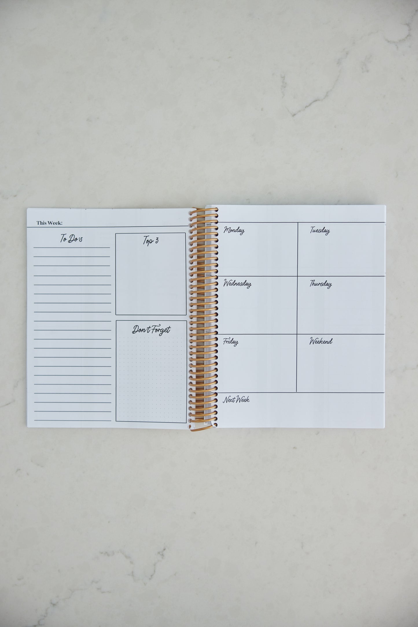 Caffeinate & Conquer™ Weekly Planner