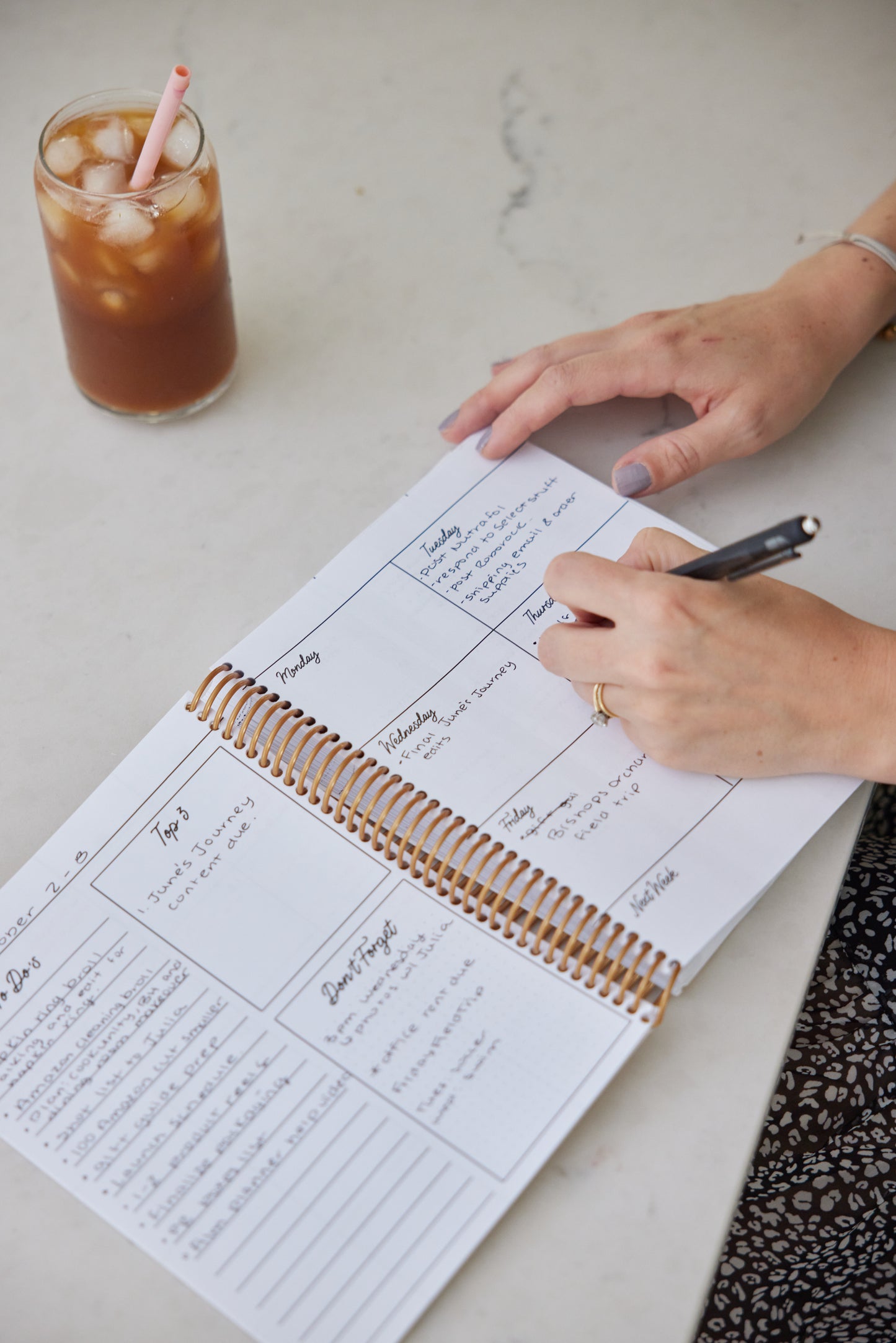 Caffeinate & Conquer™ Weekly Planner