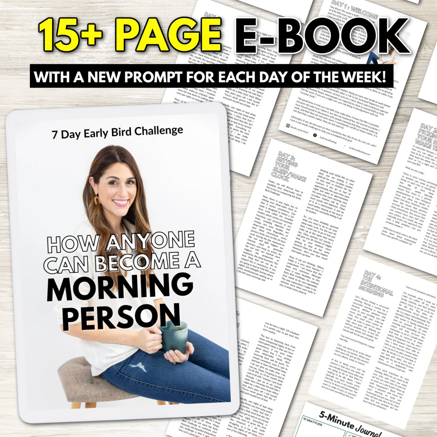 How to Become a Morning Person E-Book