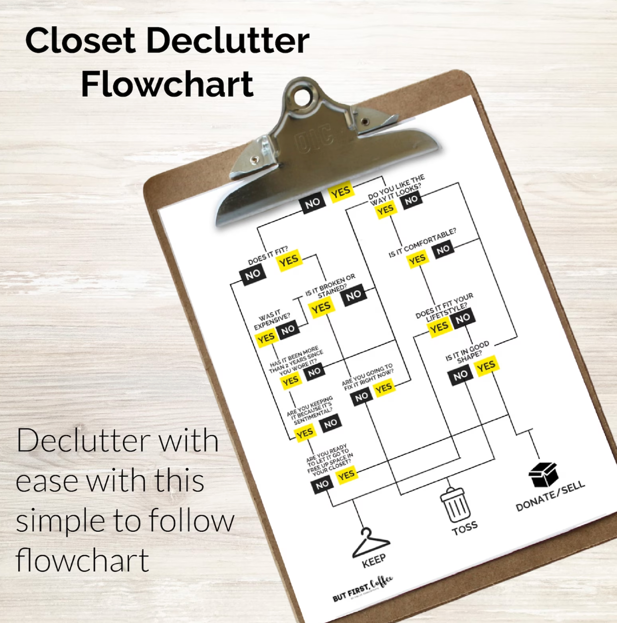 Closet Declutter Guide